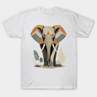 Elephant, zoo, savannah animals, animal lovers, wisdom, art T-Shirt